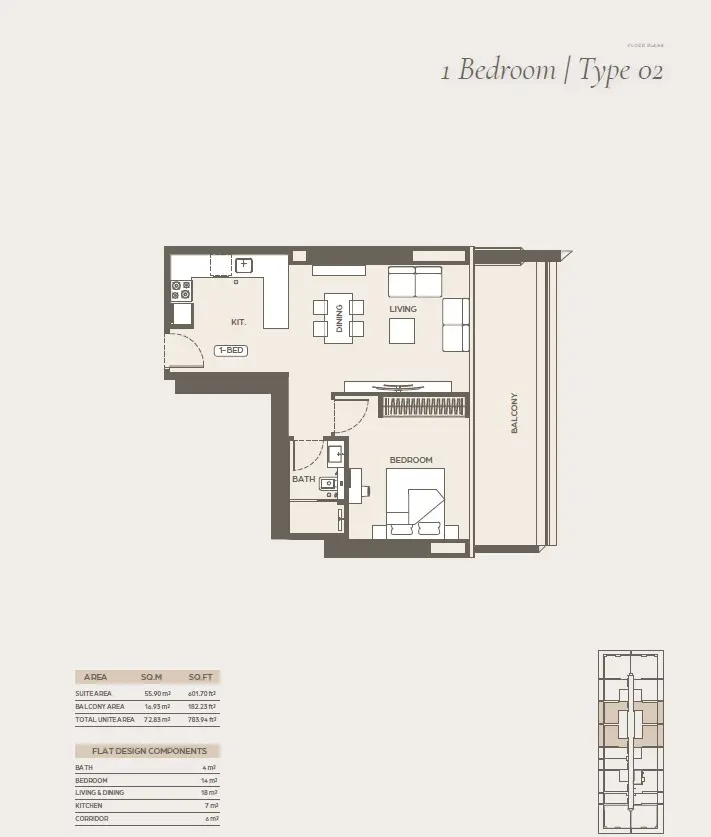 Floor plan for Type 2