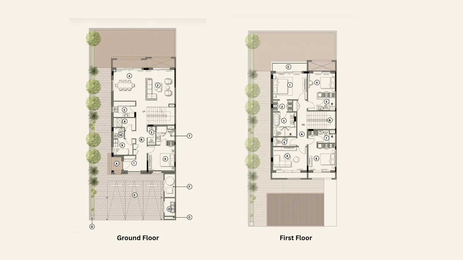 Floor plan for Type A