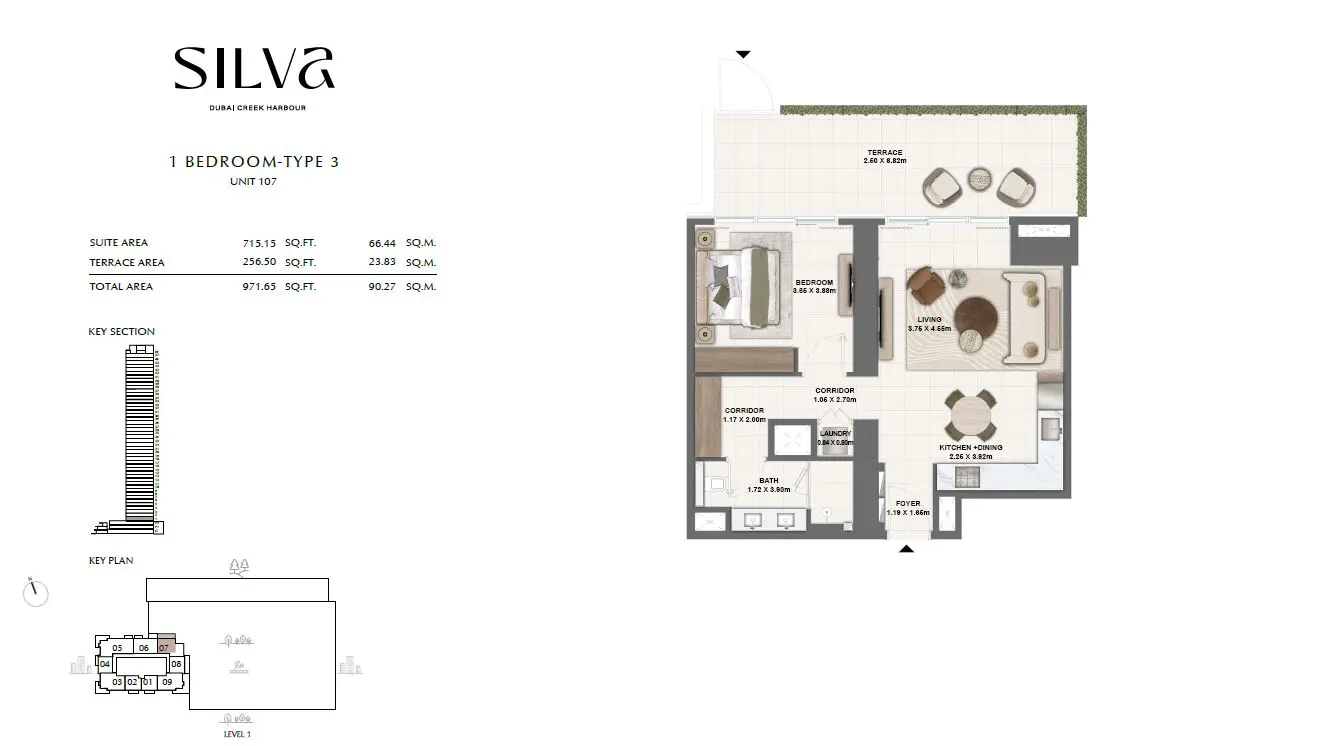 Floor plan for Type 3