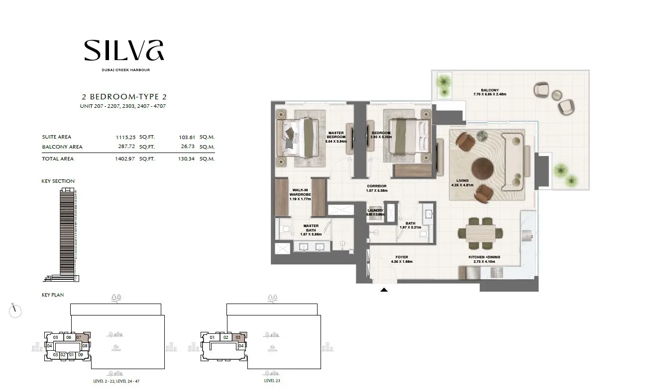 Floor plan for Type 2
