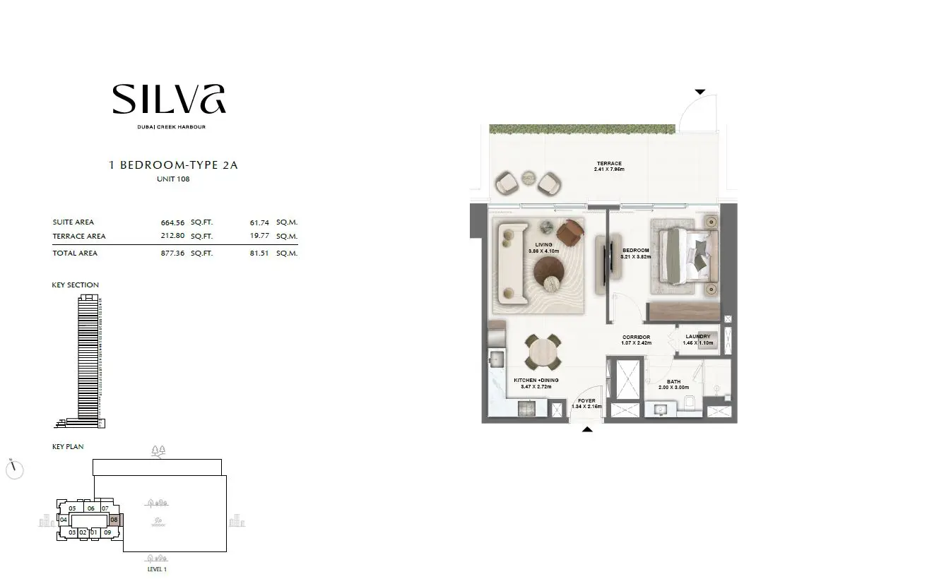 Floor plan for Type 2A