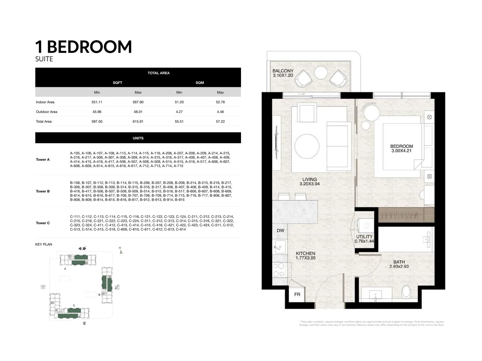 Floor plan for Type S