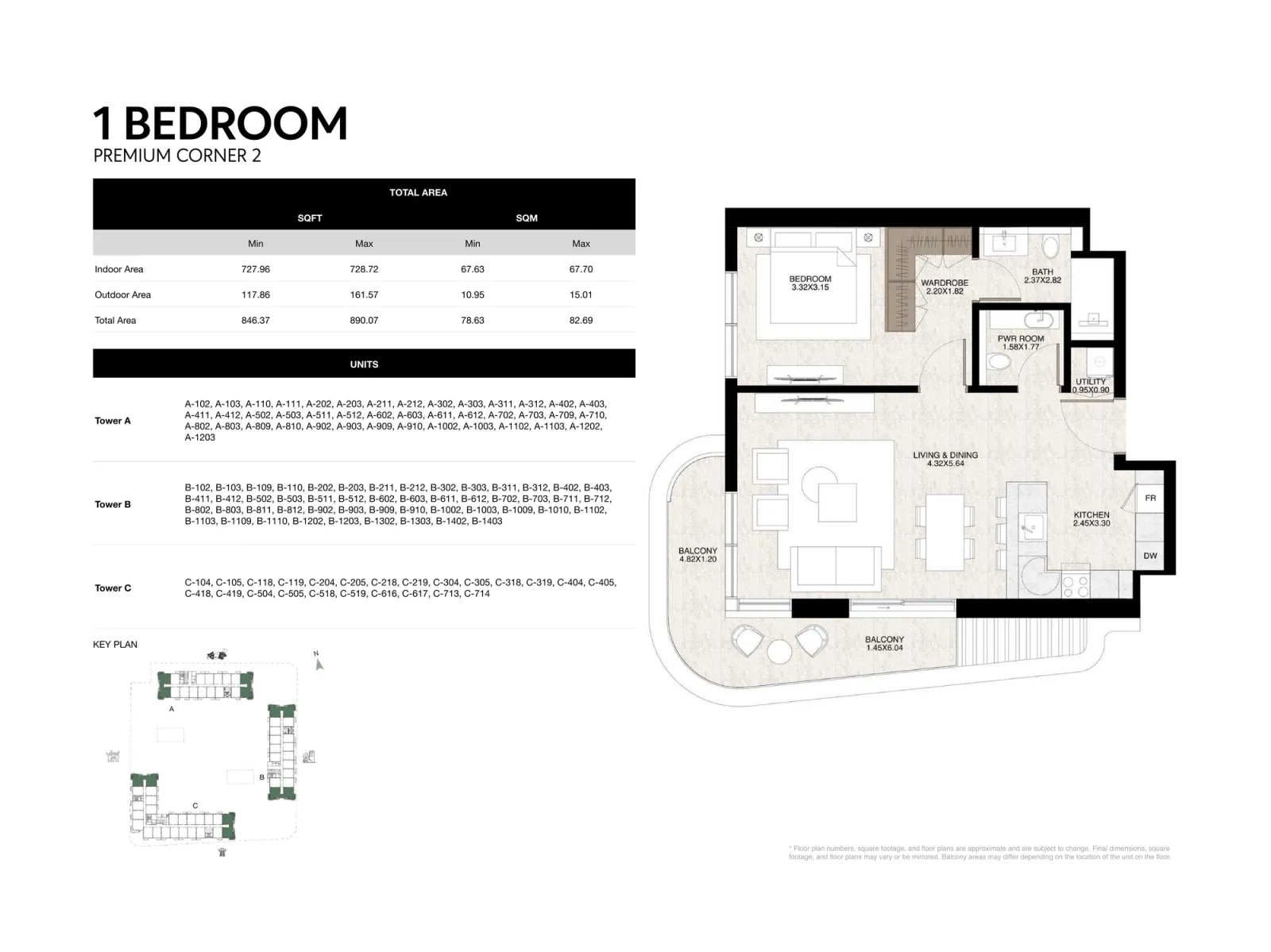 Floor plan for Type C2