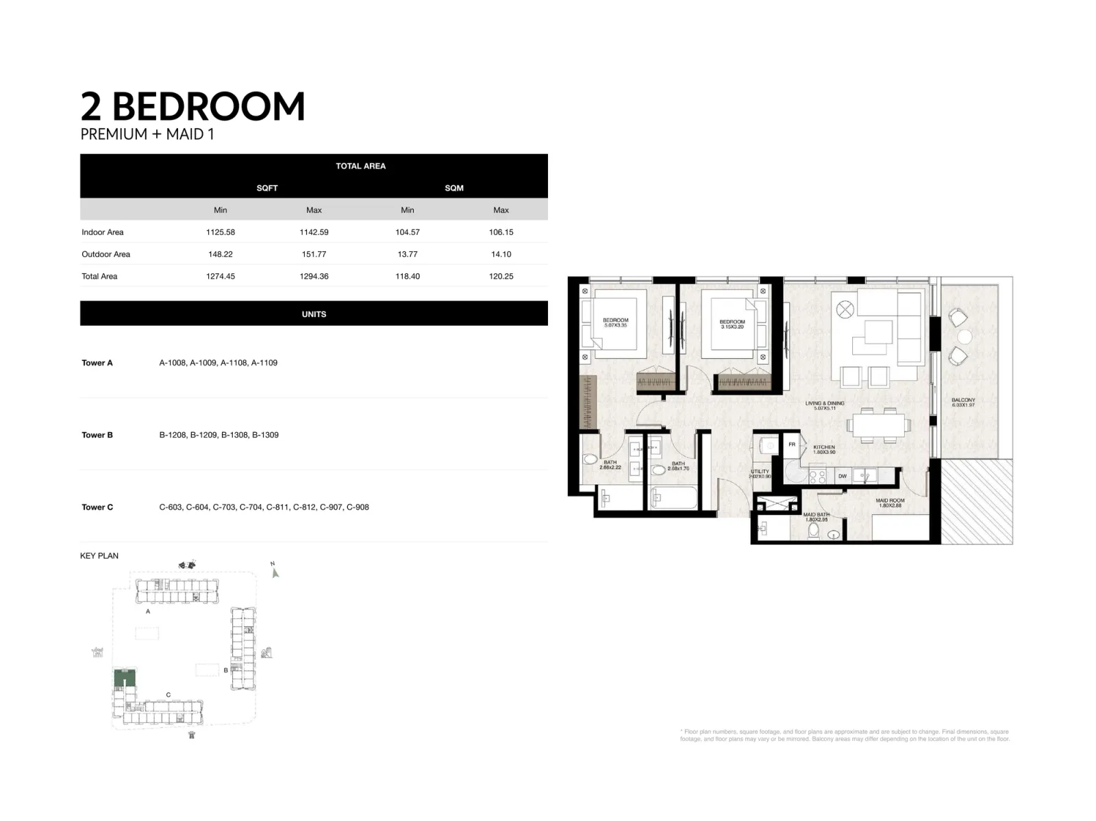 Floor plan for Type 1