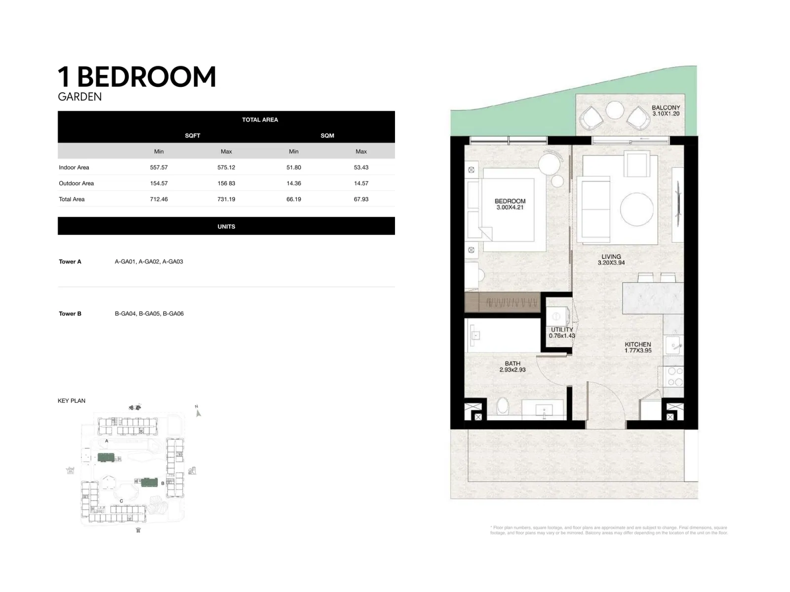 Floor plan for Type G