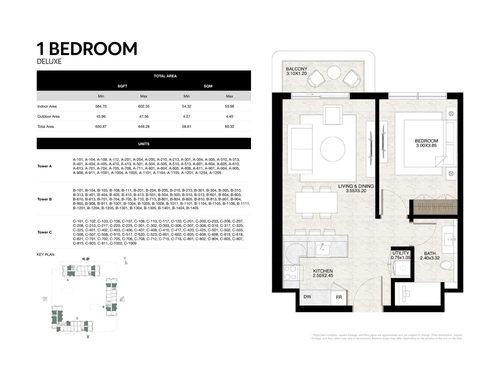 Floor plan for Type D