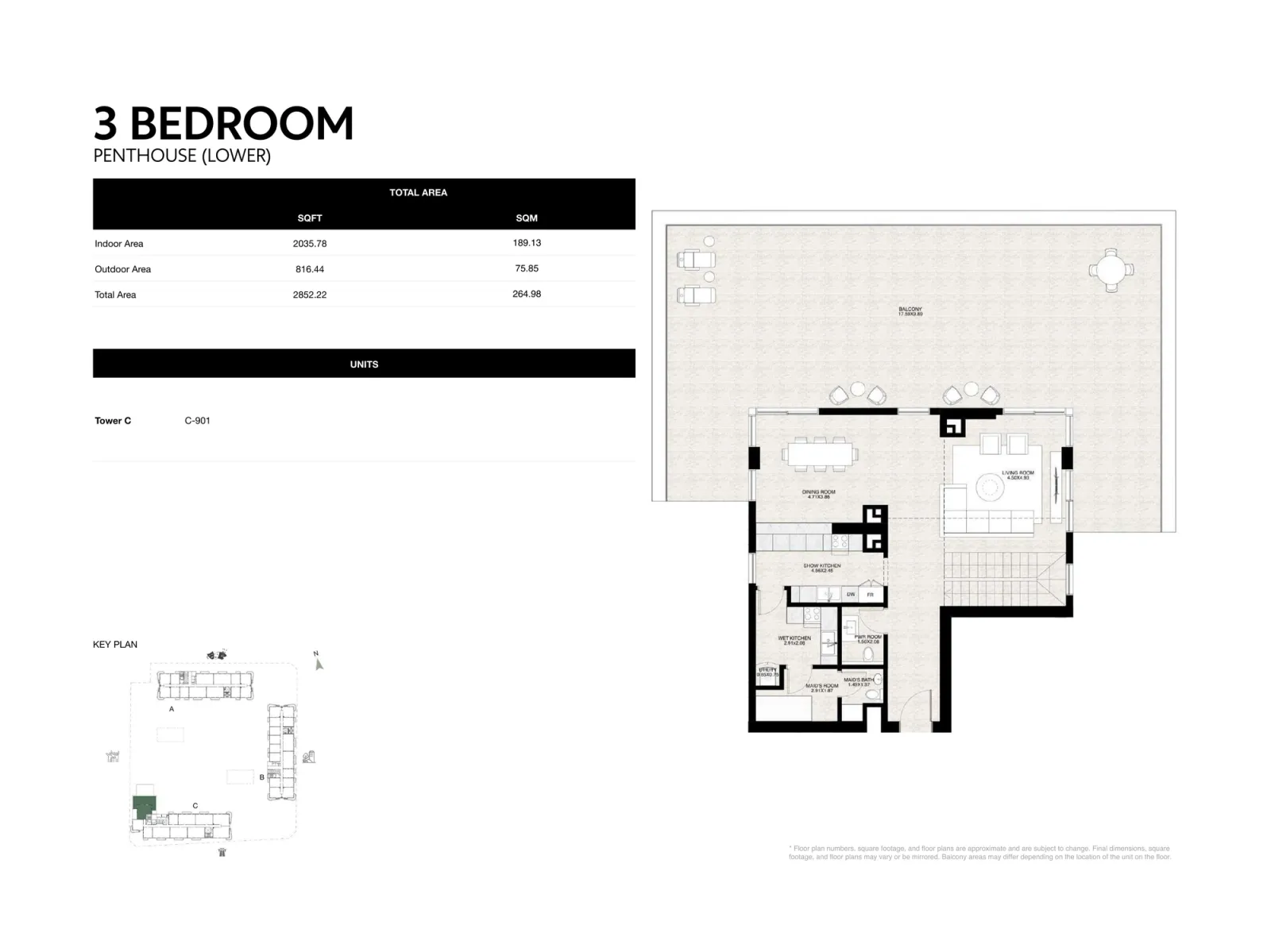 Floor plan for Type 1