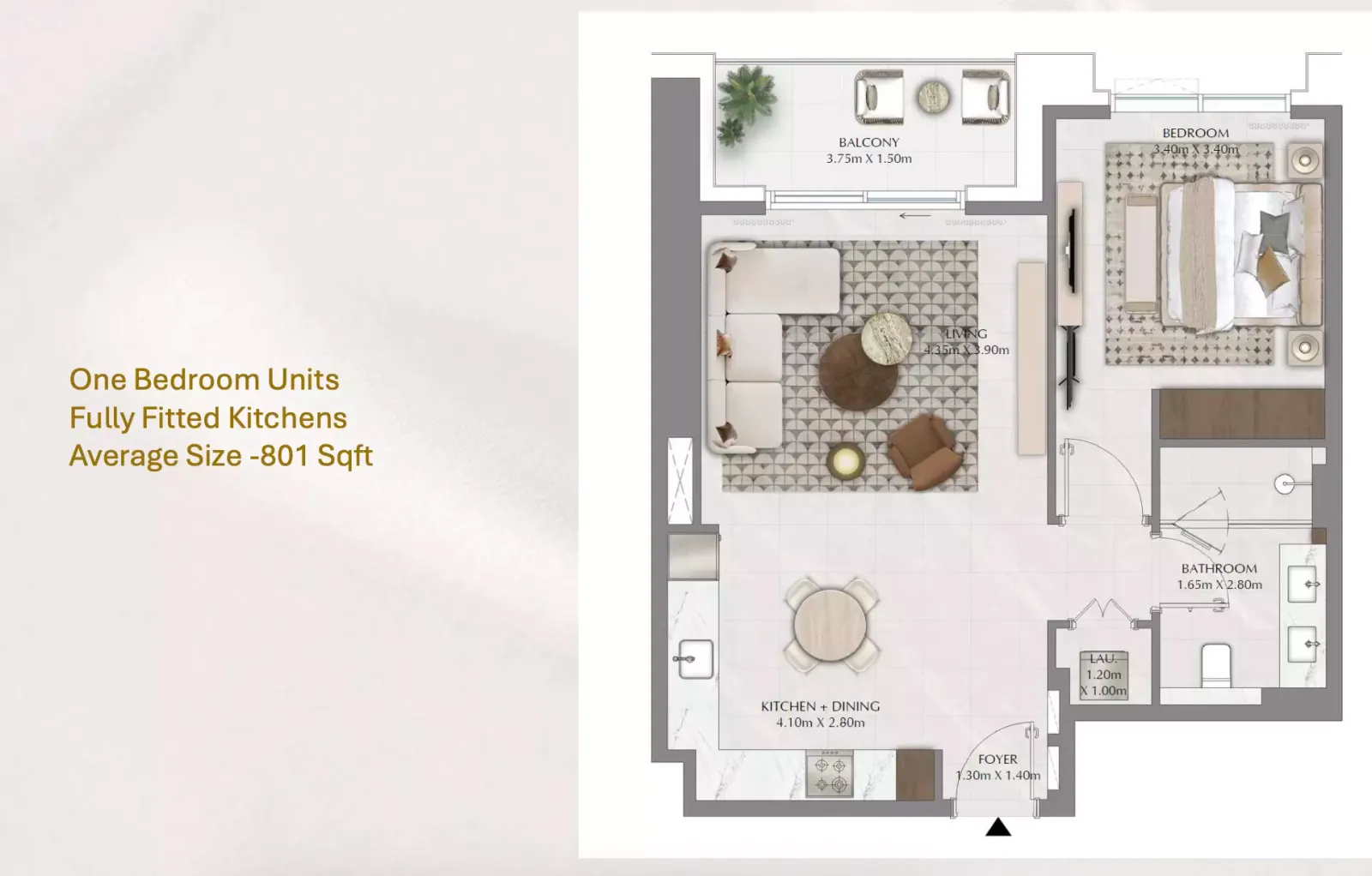 Floor plan for Type 1