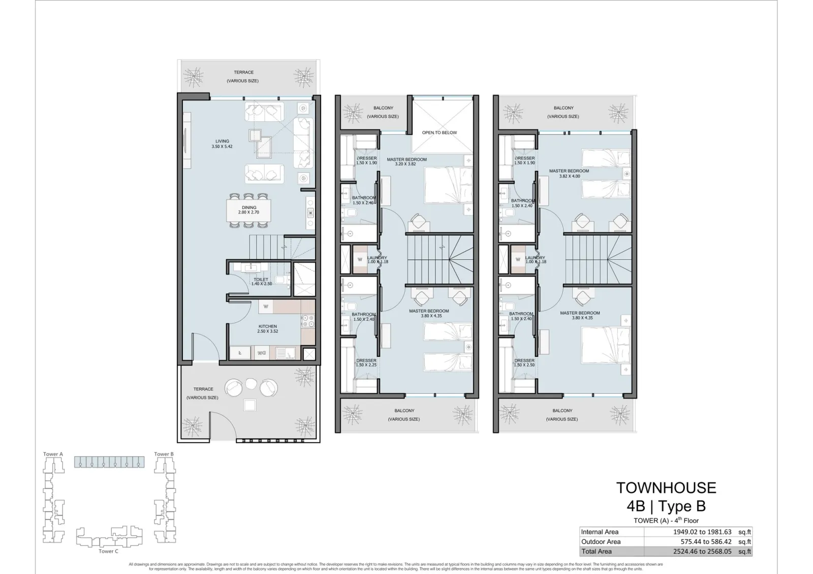 Floor plan for Type B