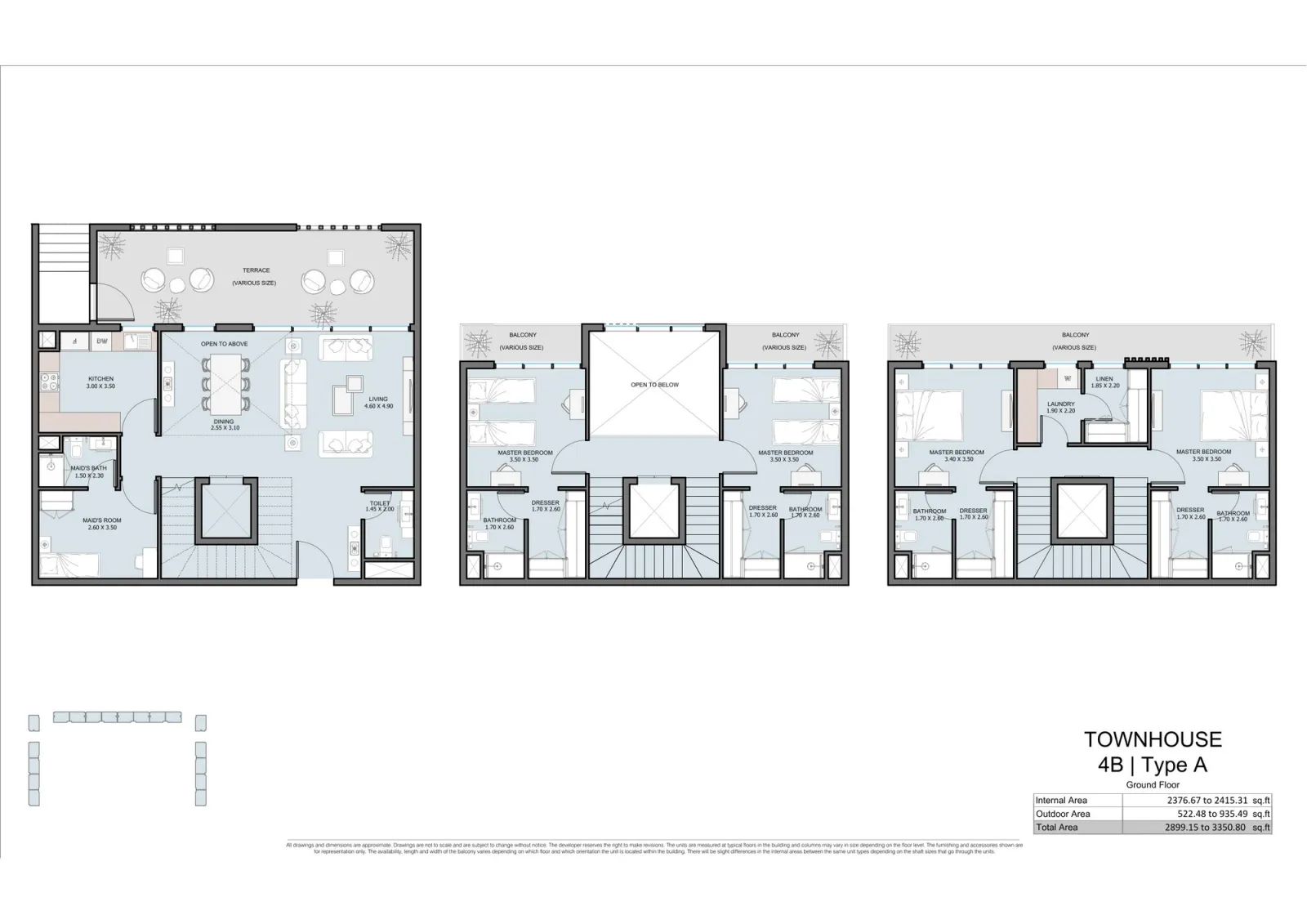 Floor plan for Type A