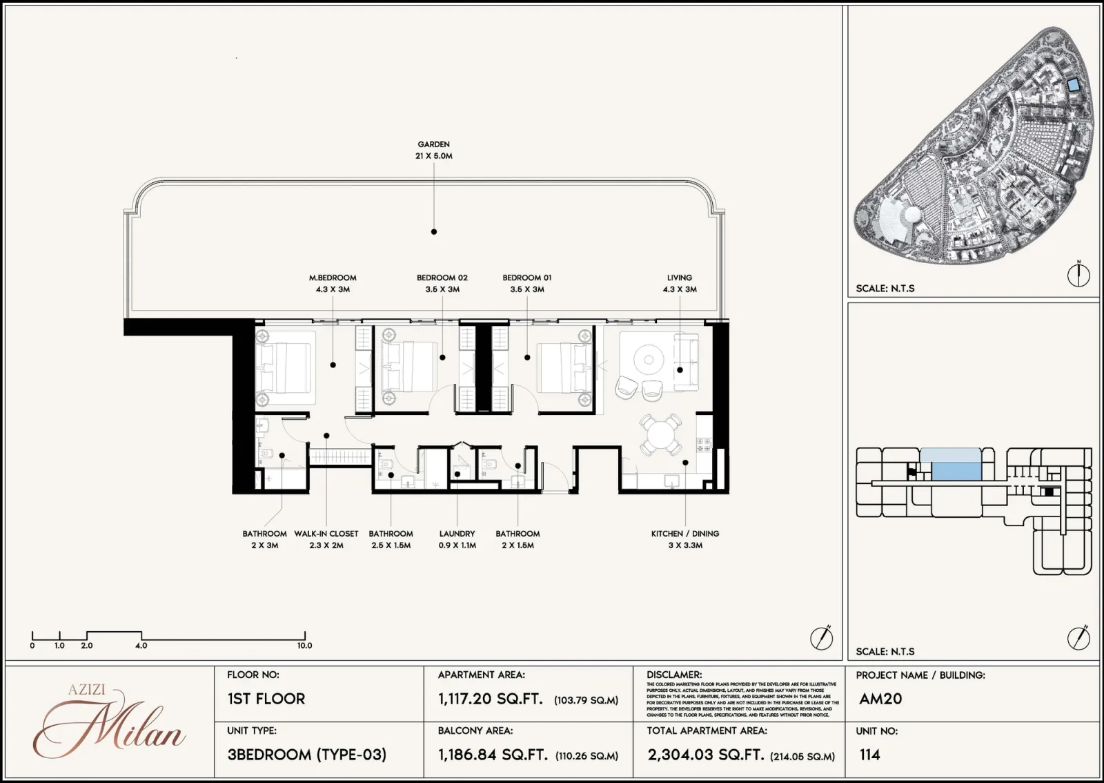 Floor plan for Type 03