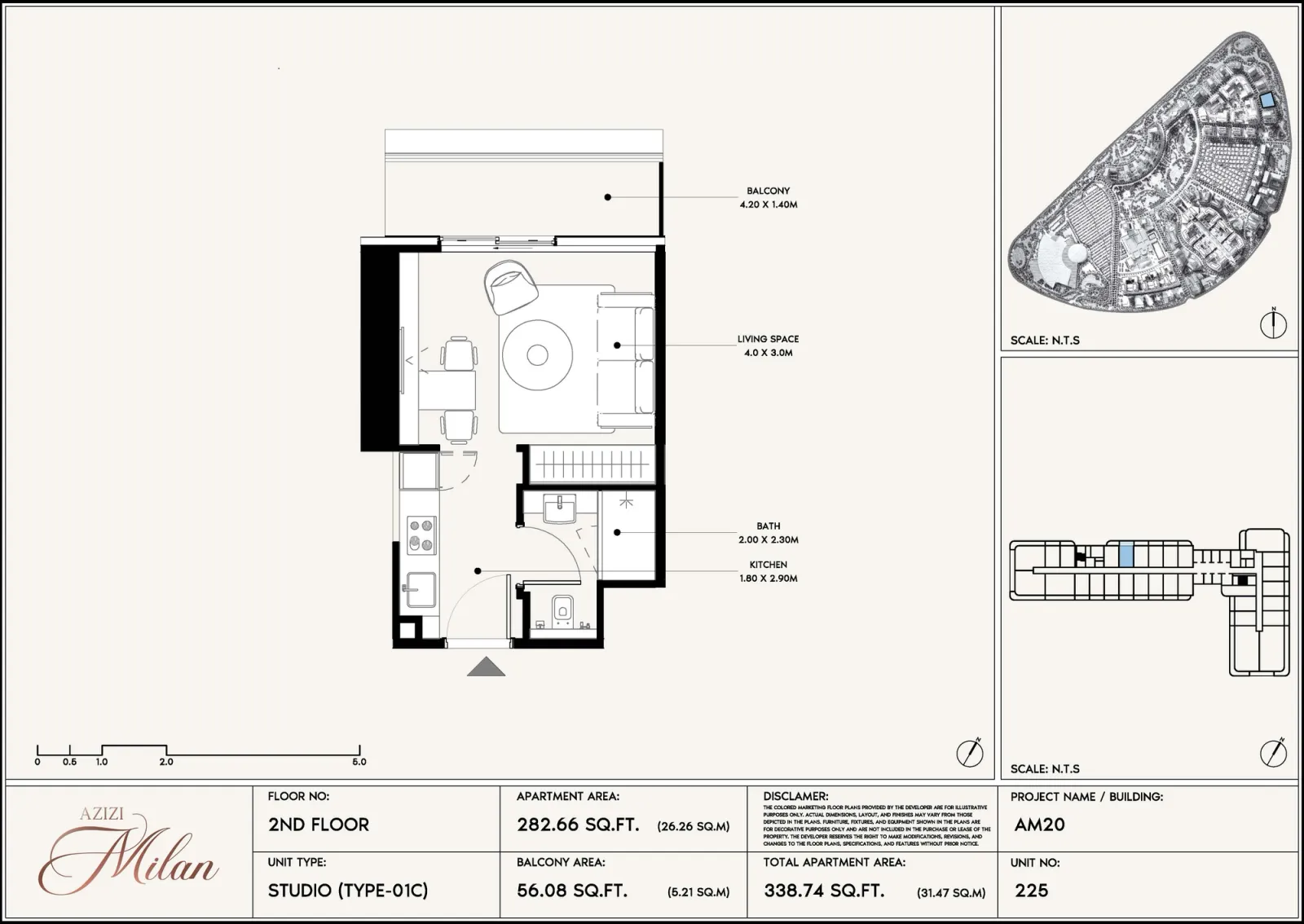Floor plan for Type 01C