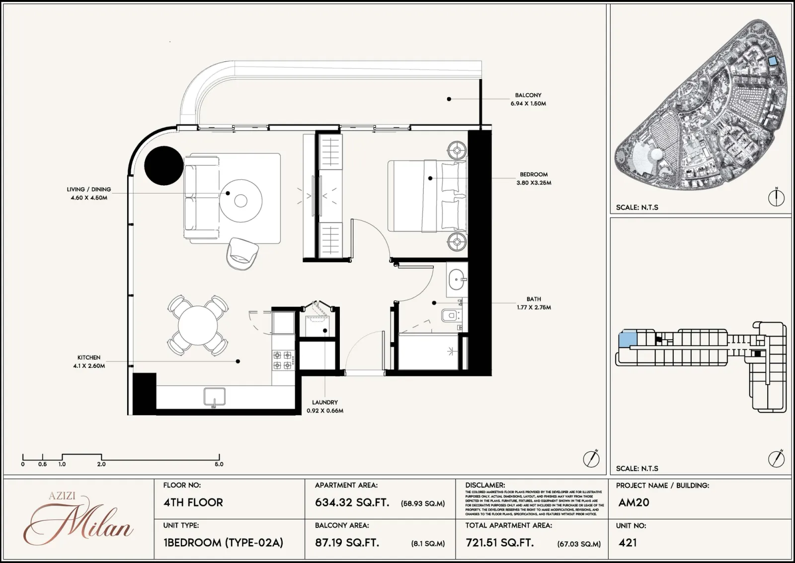 Floor plan for Type 02A