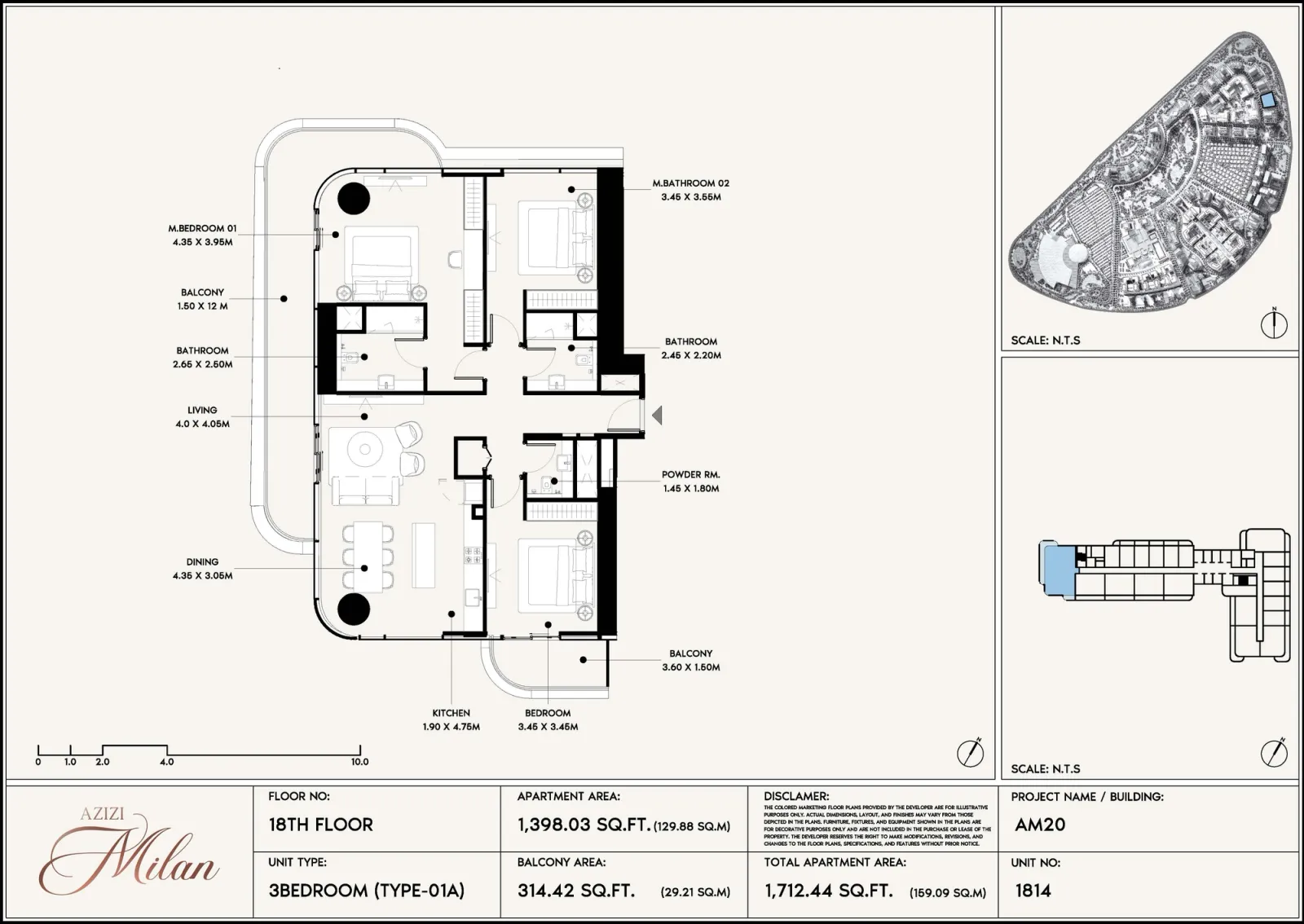 Floor plan for Type 01A