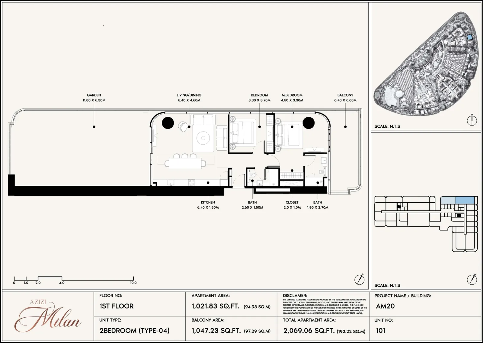 Floor plan for Type 04