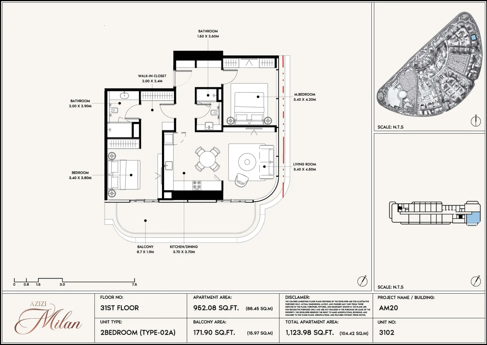 Floor plan for Type 02A