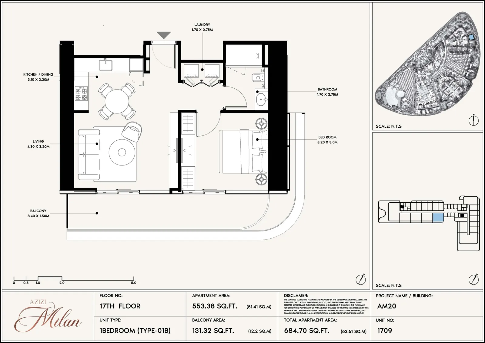 Floor plan for Type 01B
