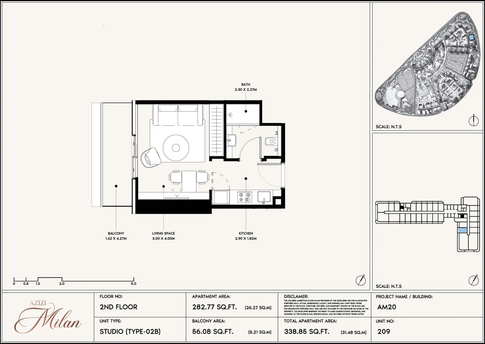 Floor plan for Type 02B