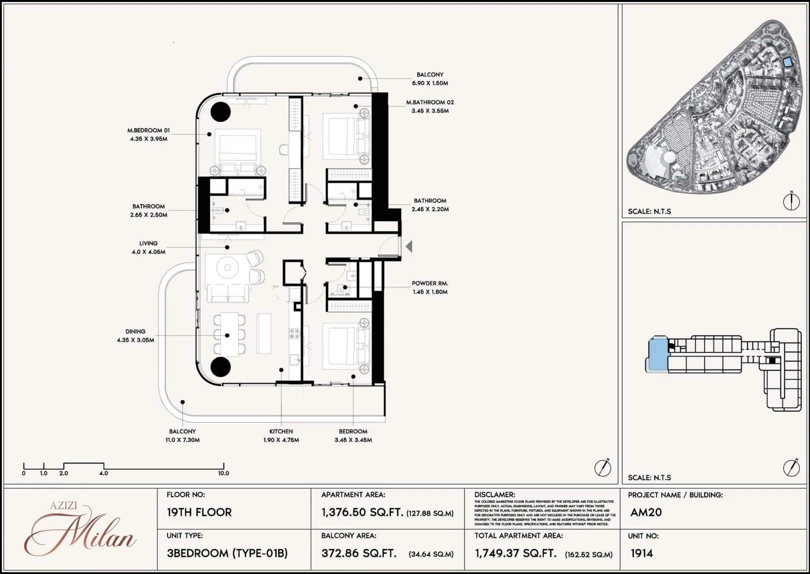Floor plan for Type 01B