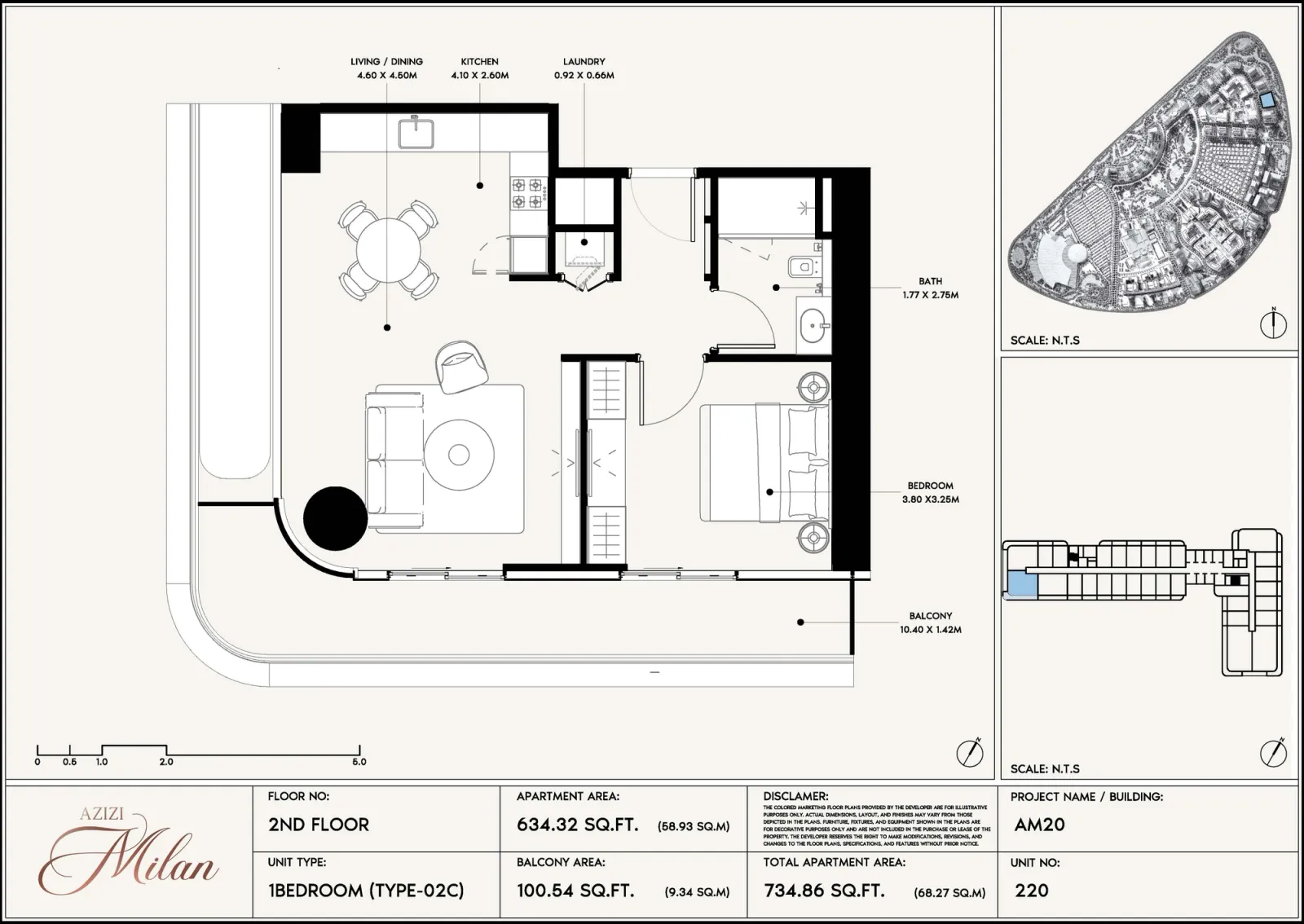 Floor plan for Type 02C