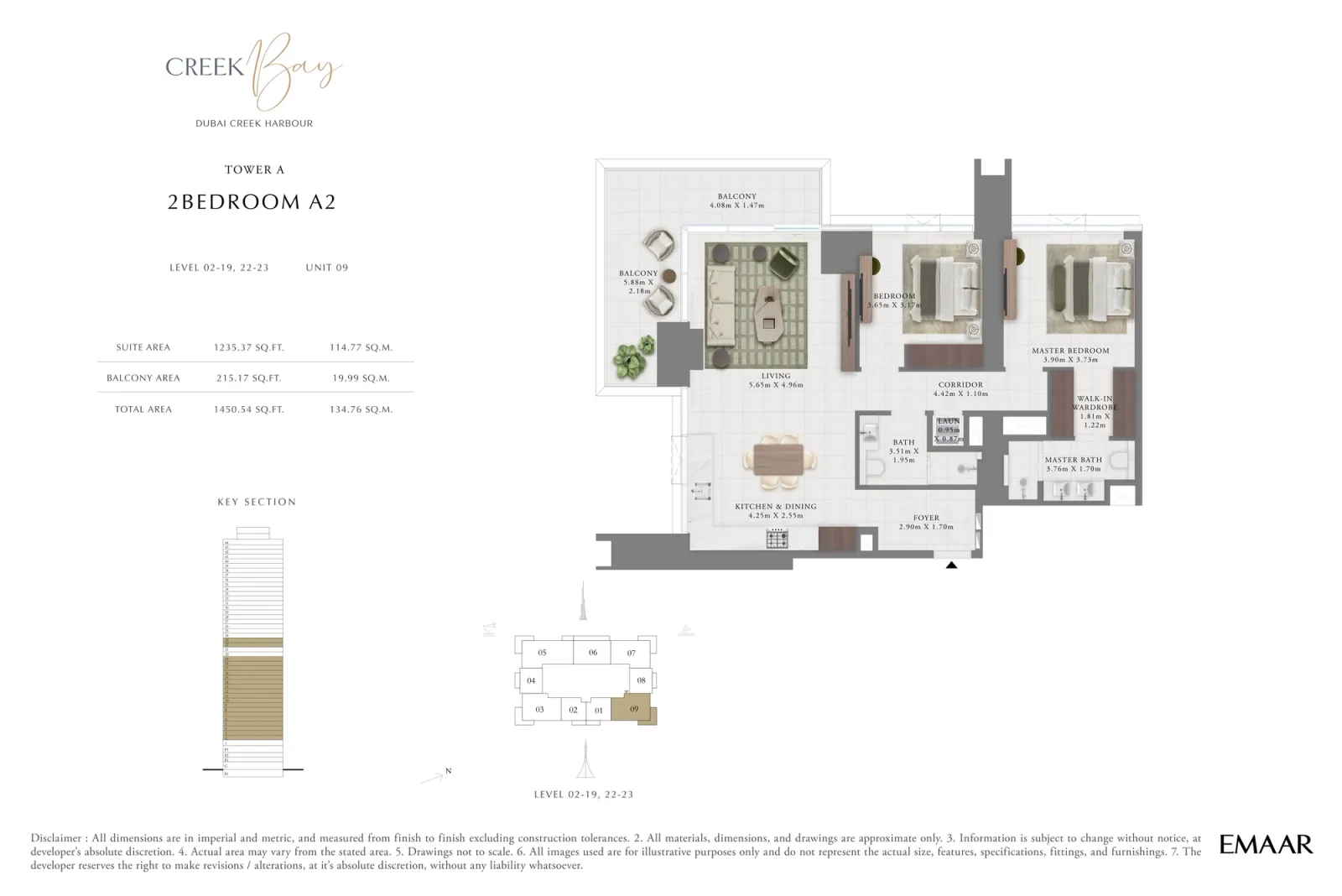 Floor plan for Type A2