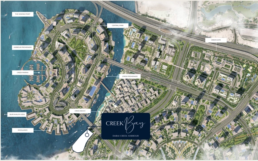 Creek Bay master plan