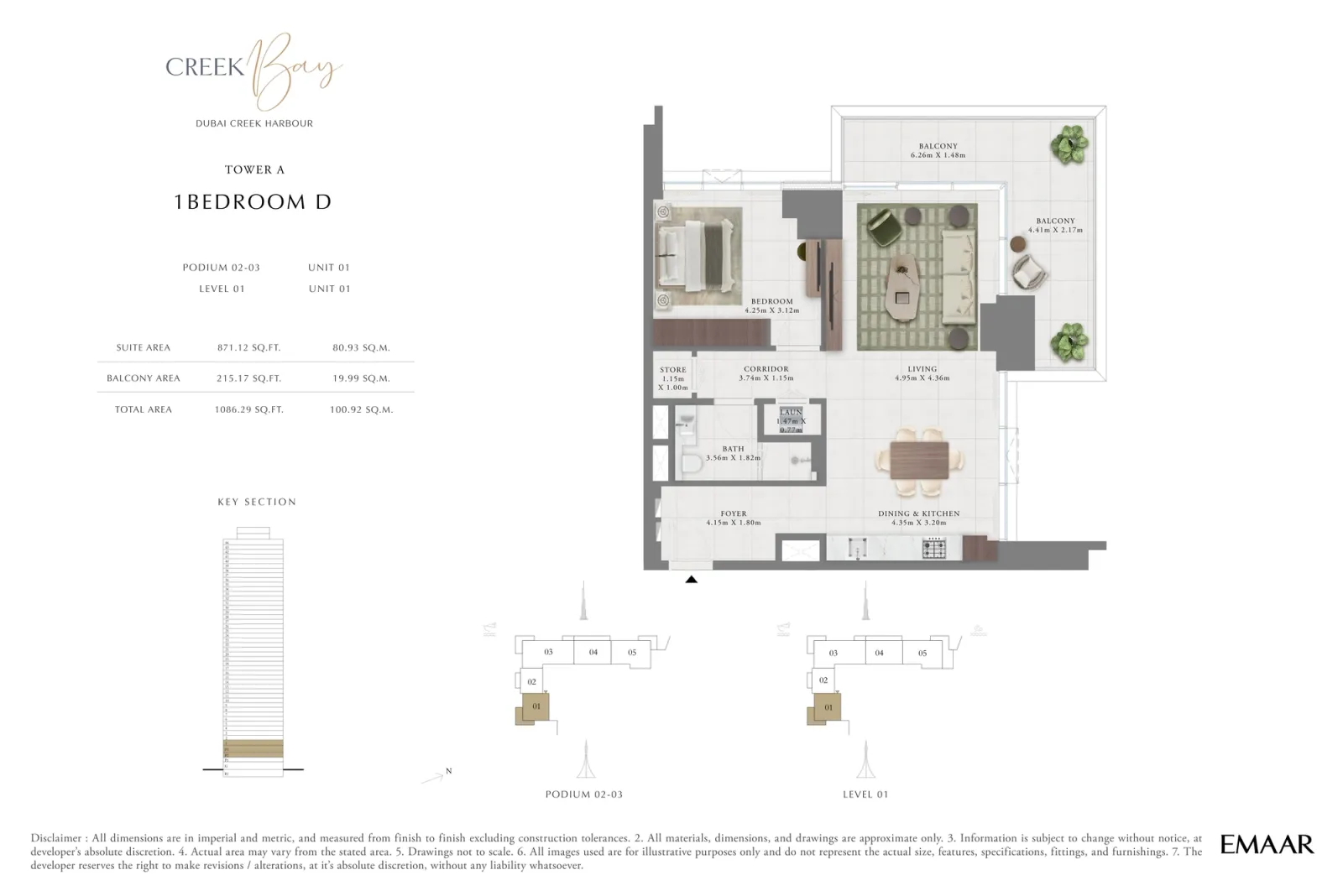 Floor plan for Type D