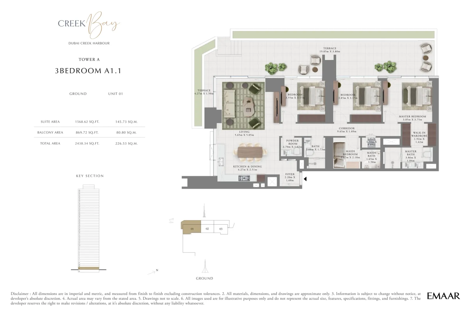 Floor plan for Type A1.1