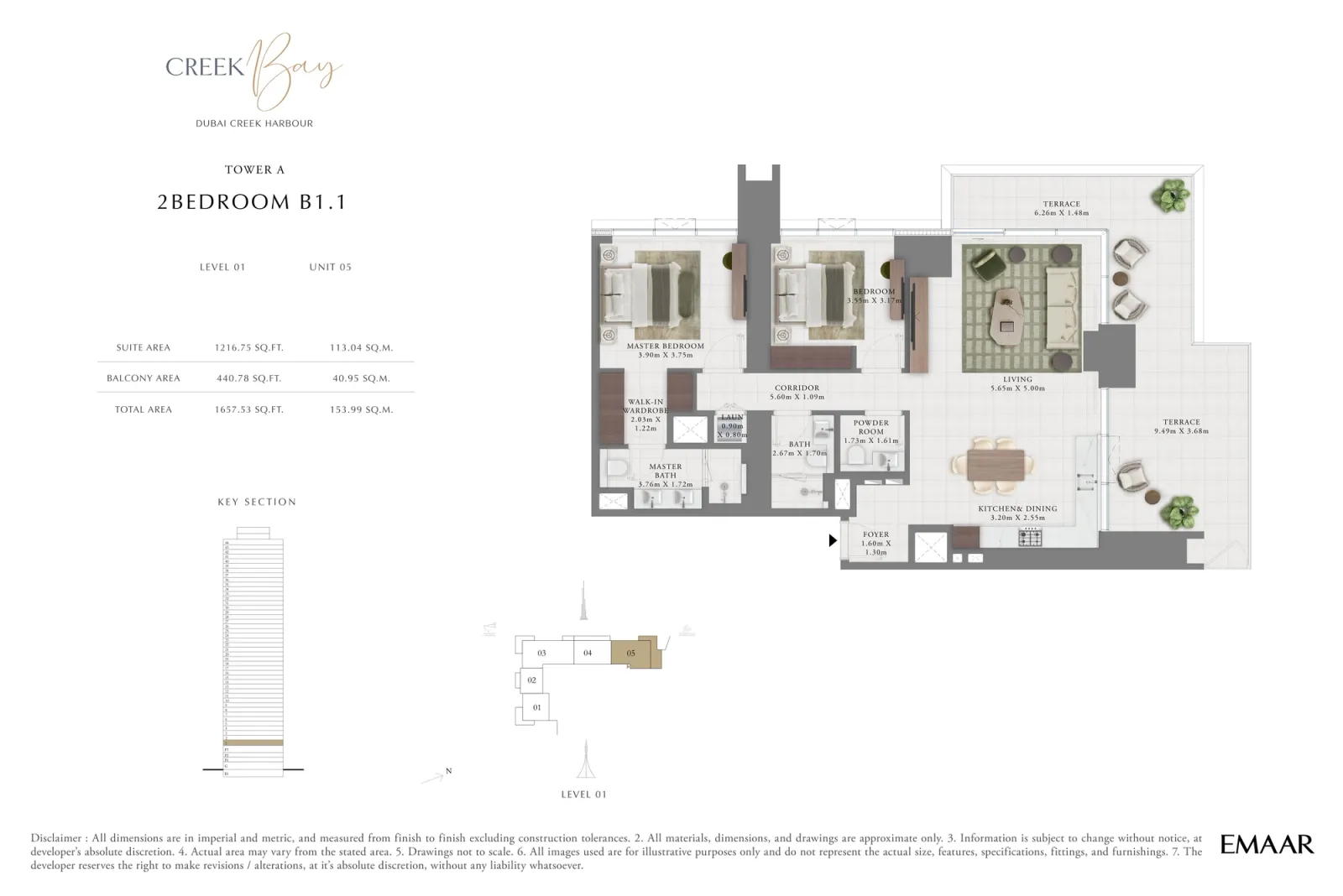 Floor plan for Type B1.1