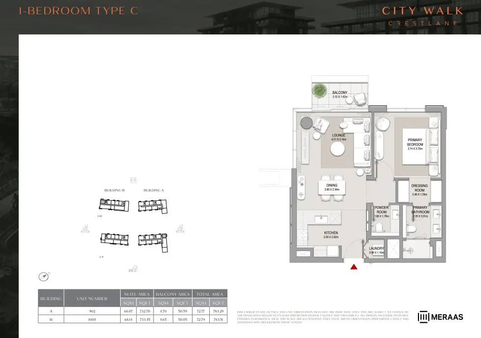 Floor plan for Type C