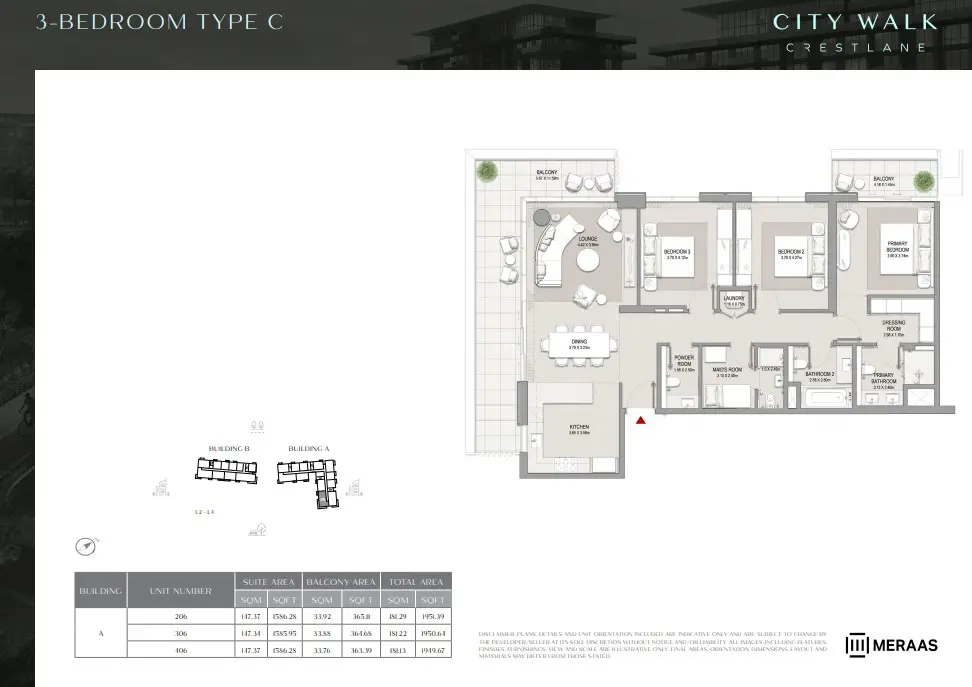 Floor plan for Type C