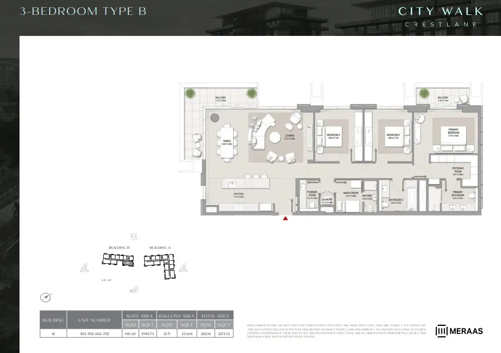 Floor plan for Type B