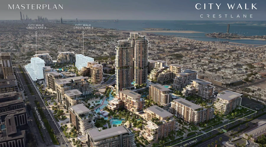 City Walk Crestlane 3 master plan
