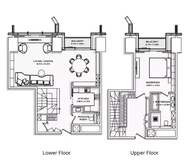 Floor plan for Type A