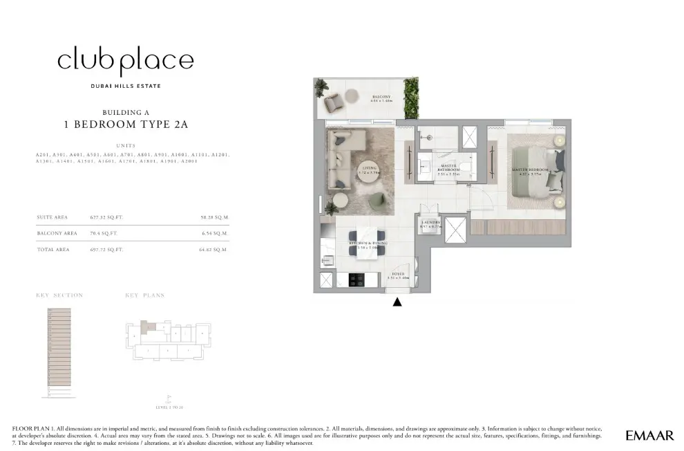 Floor plan for Type 2A