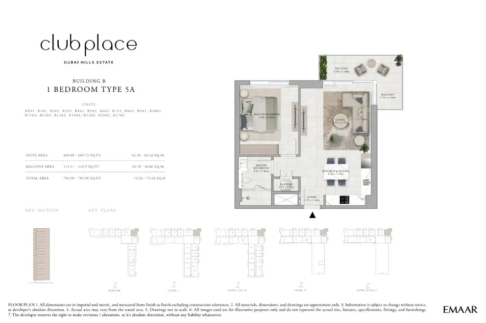 Floor plan for Type 5A