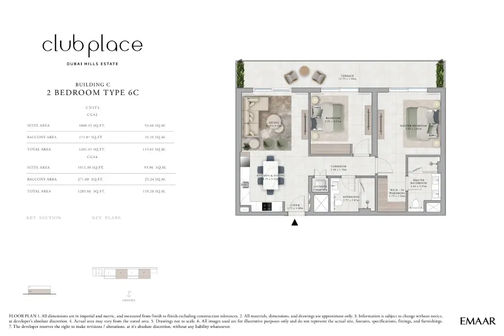 Floor plan for Type 6C