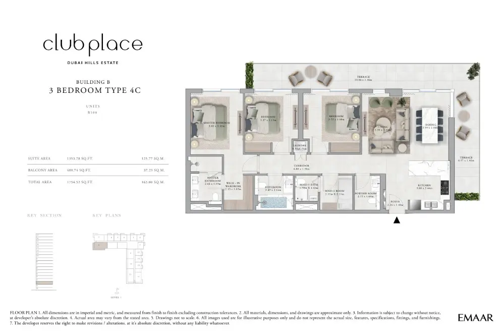 Floor plan for Type 4C