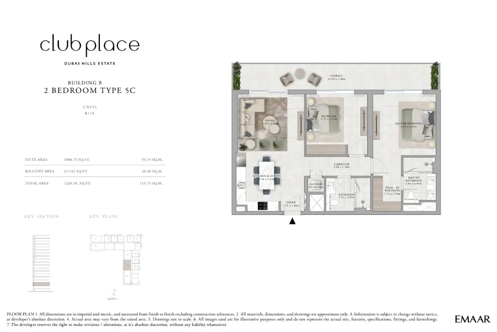 Floor plan for Type 5C
