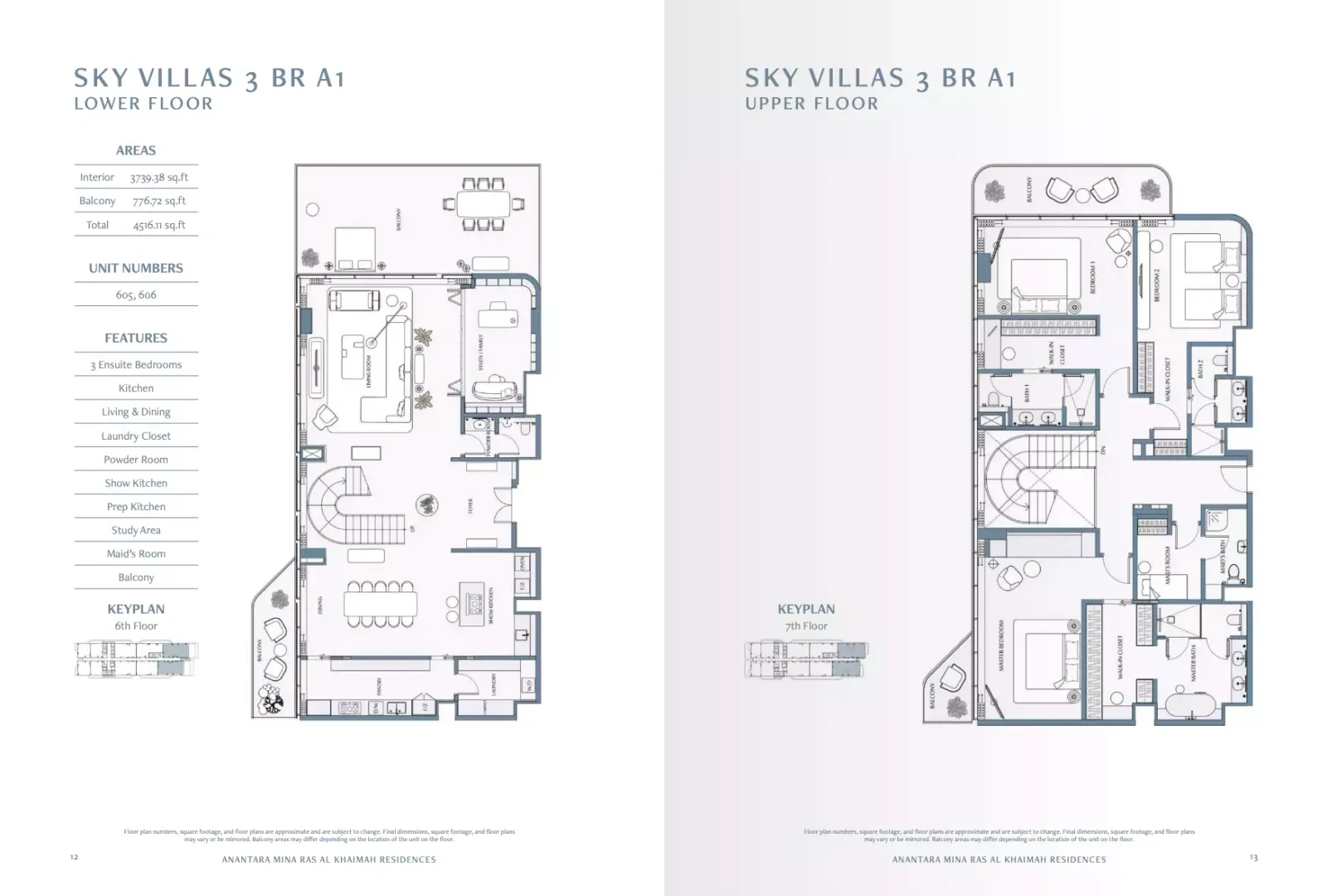 Floor plan for Type A1