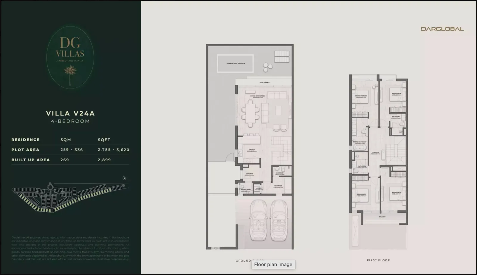 Floor plan for V24A