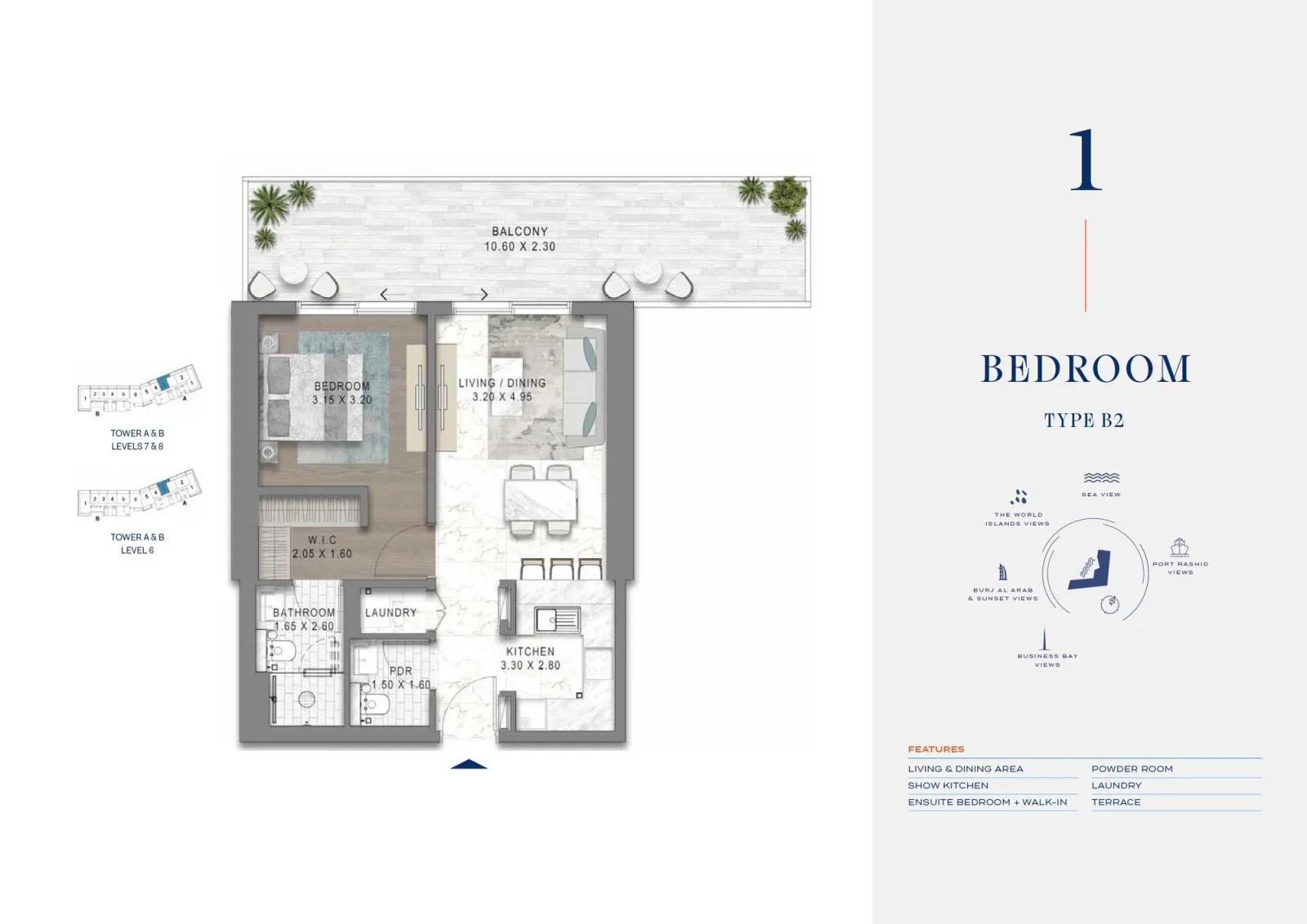 Floor plan for Type B2
