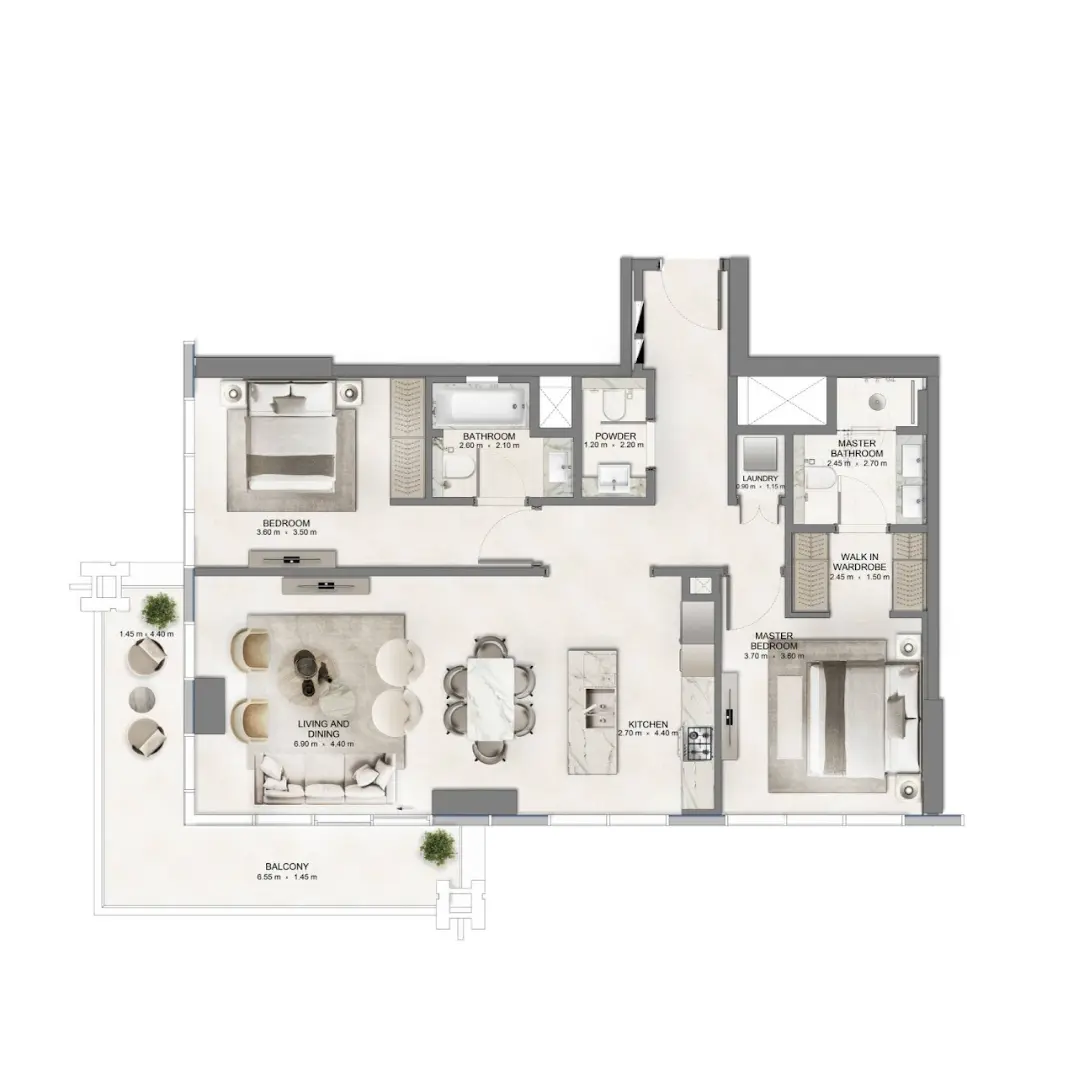 Floor plan for Type A