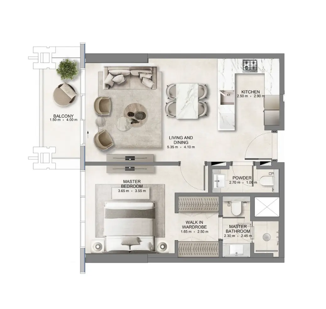 Floor plan for Type C