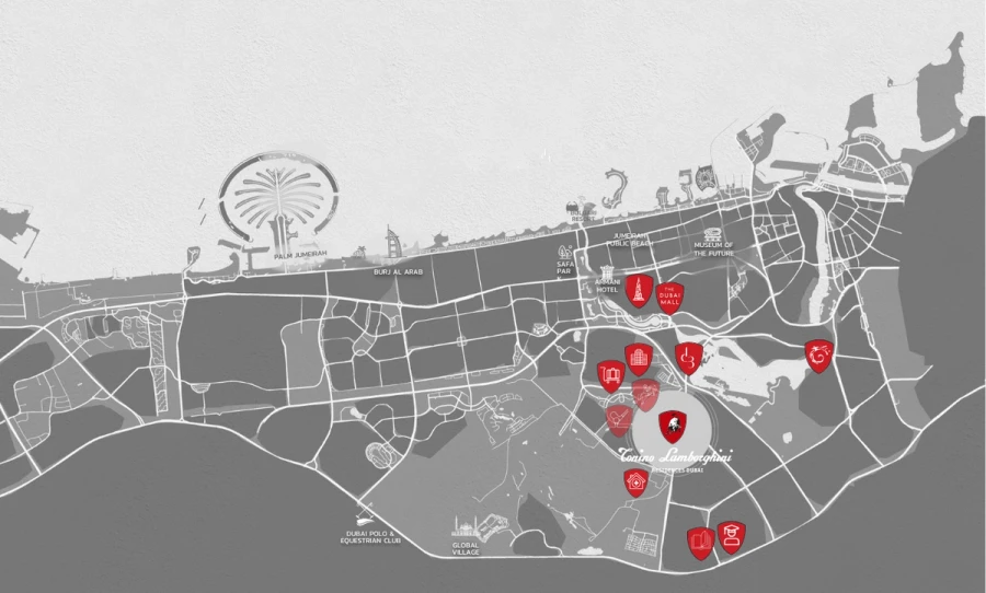 Tonino Lamborghini Residences master plan