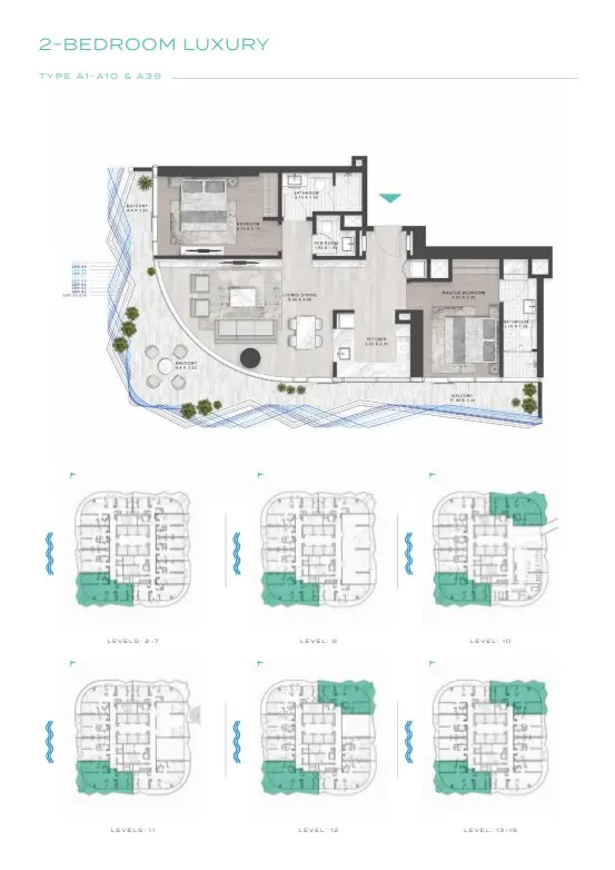 Floor plan for Type A1-A10