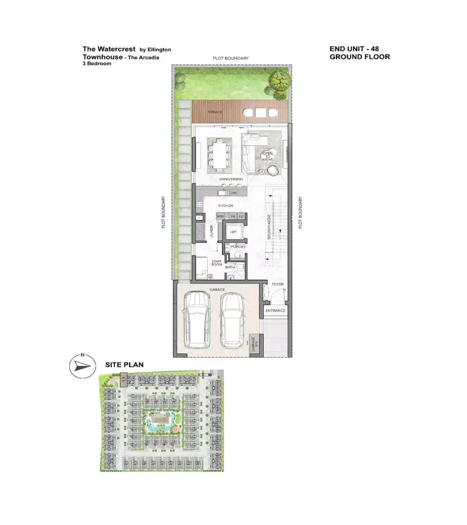 Floor plan for Type 45