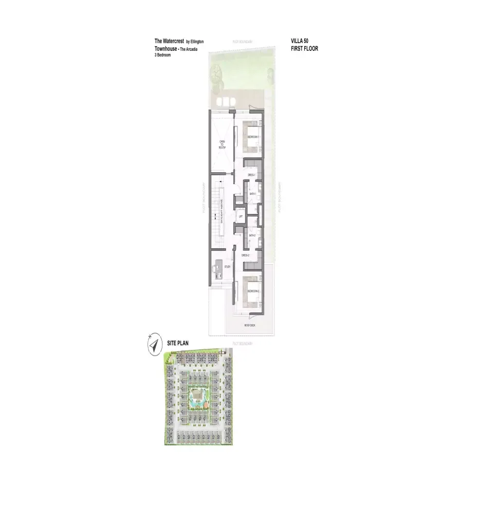 Floor plan for Type 50