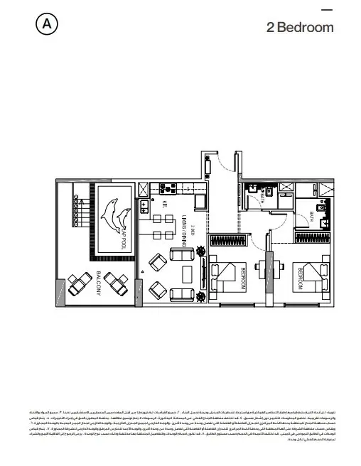 Floor plan for Type A