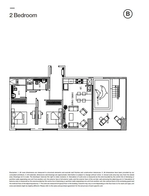 Floor plan for Type B